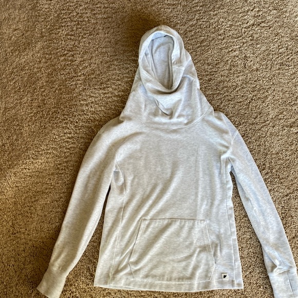 Fundamental Coast Funnel Neck Hooded Fleece Sweatshirt - Picture 1 of 4